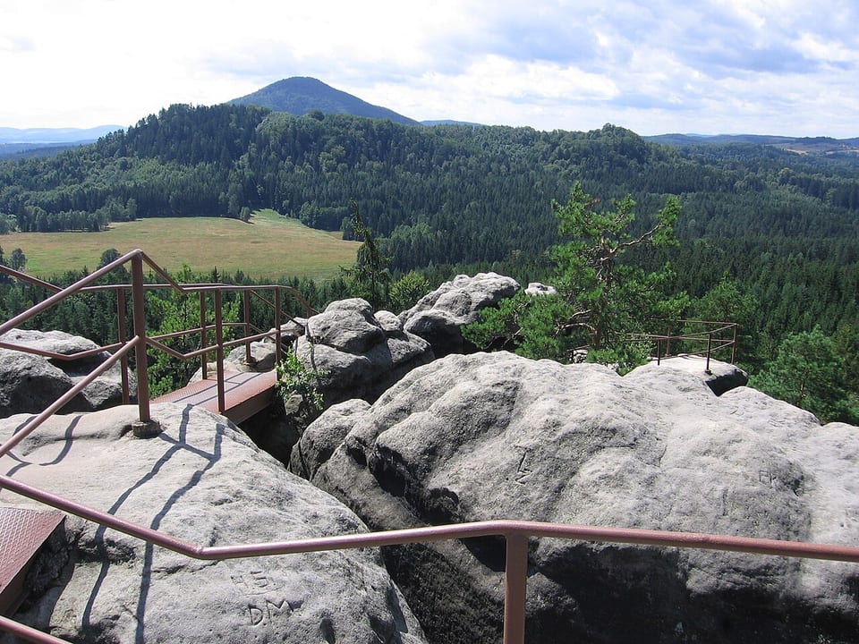Šaunštejn a Malá Pravčická brána